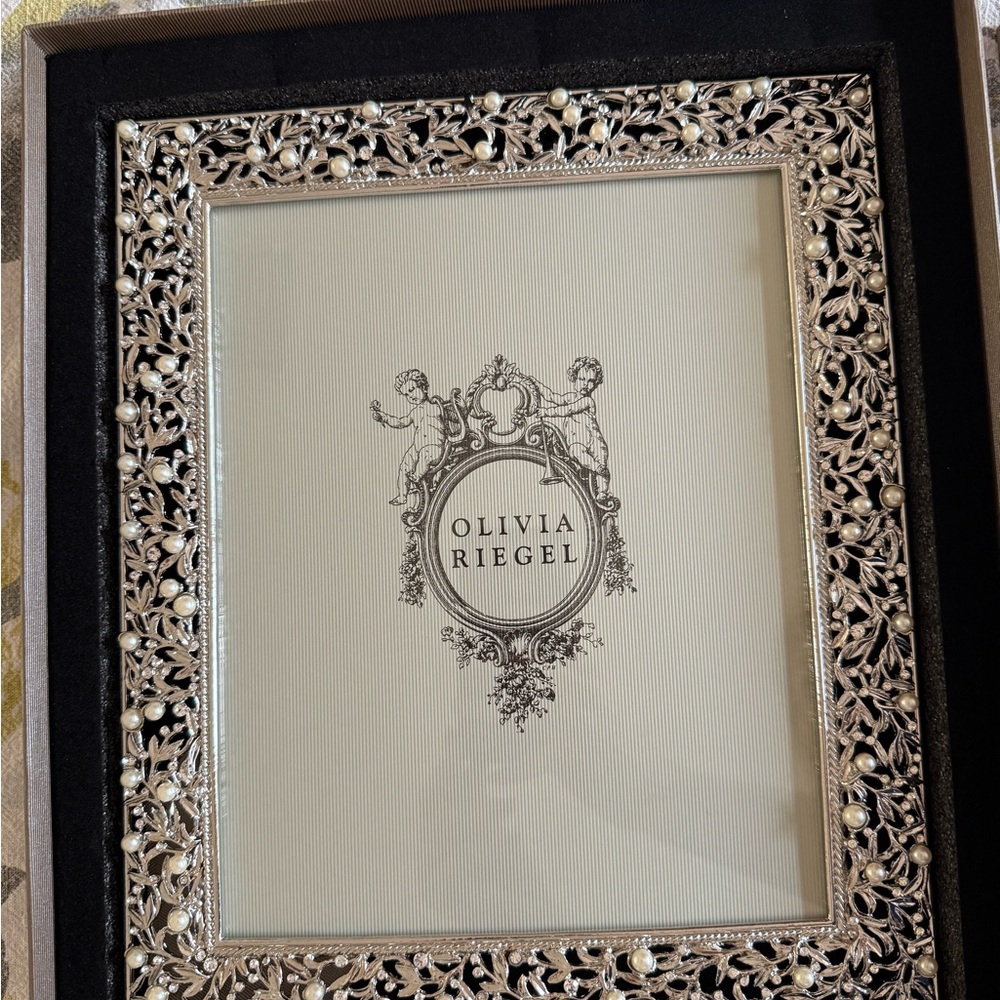 Olivia Riegel Silver and Black Decorative Frame